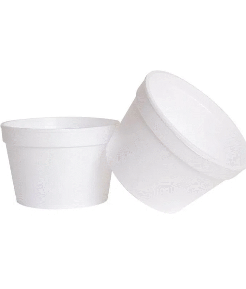 Vaso Térmico Blanco 1/2 litro (paquete 25pzs)
